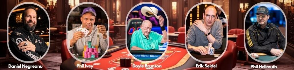 Top 10 Poker Players of All Time | Poker Room in Dubai